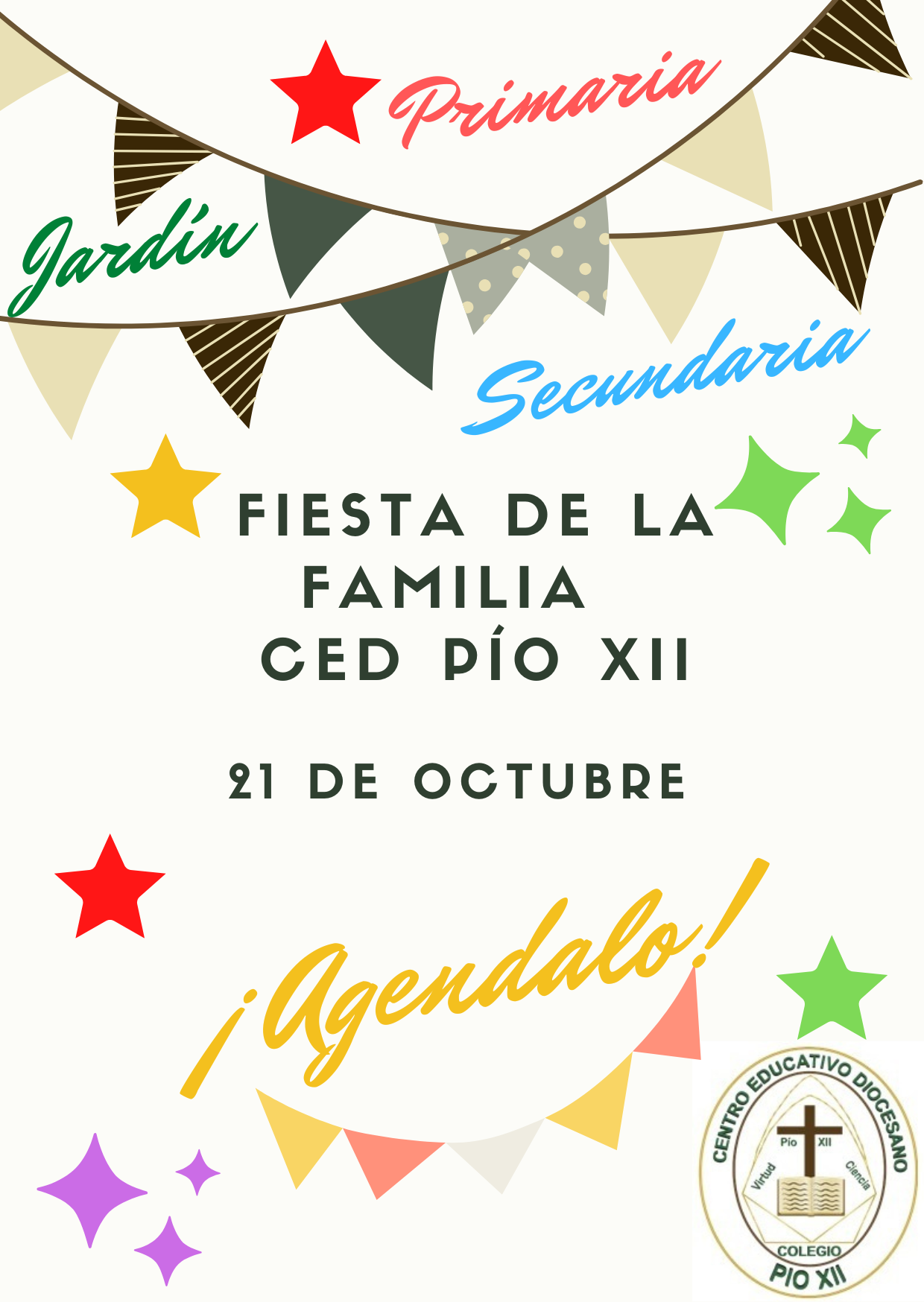 Invitacin Vertical Fiesta Cumpleaos Moderno Celeste 1